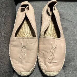 YSL nude pink espadrilles size 38
